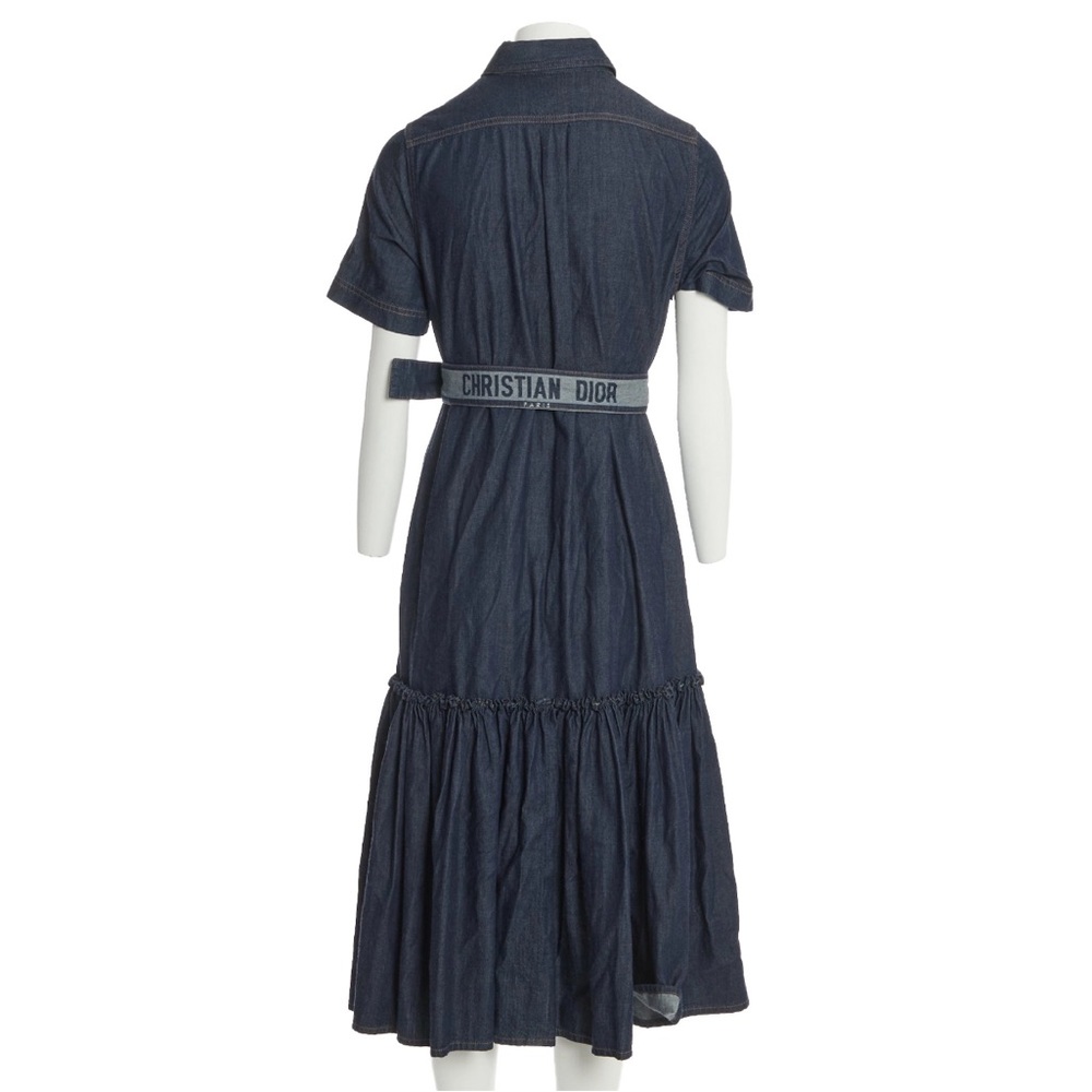 Dior Dark Blue Denim Midi Dress
